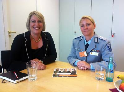 In meinem Berliner Bro: Gesprch mit Vertretern des Deutschen Bundeswehrverbandes