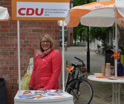 Meine erste Brgersprechstunde unter freiem Himmel