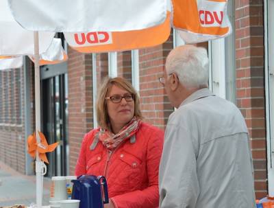 Im Gesprch whrend meiner Brgersprechstunde