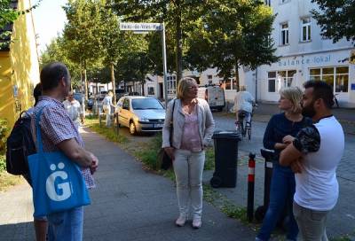 Rundgang durch Grpelingen mit Lars Gerhard und Cornelia Wiedemeyer von Grpelingen Marketing e.V.